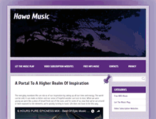 Tablet Screenshot of hawamusic.com